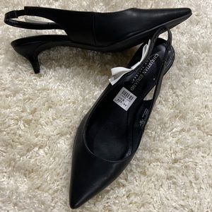 Women’s Black Pumps w/Strap 2 inch Heel